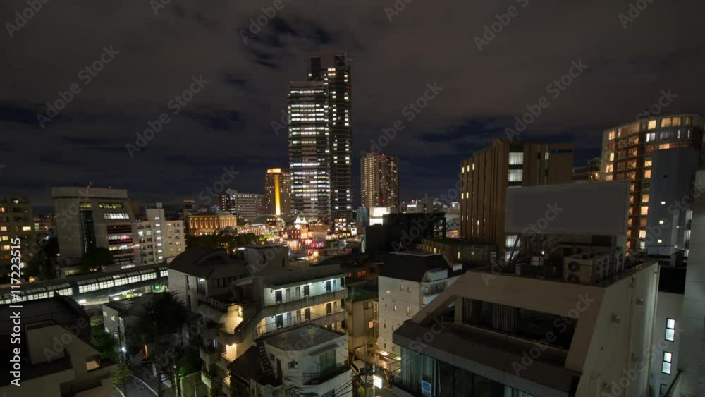 the unique tokyo skyline japan