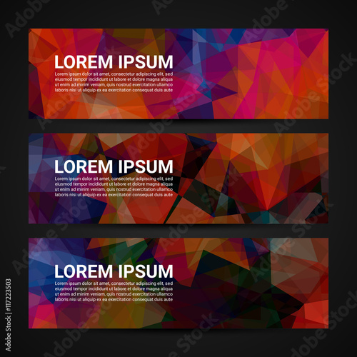 Web banner, Header layout template - Vector