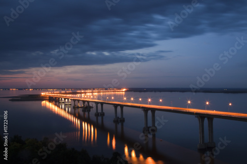 Fototapeta Naklejka Na Ścianę i Meble -  The bridge over the river