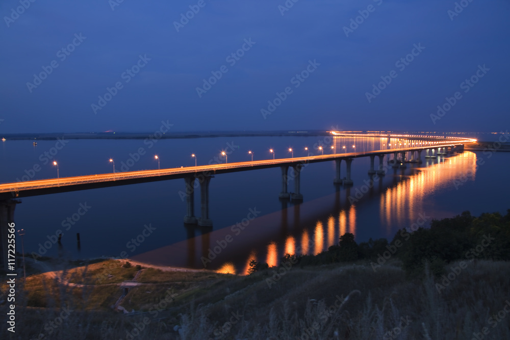 Fototapeta premium The bridge over the river