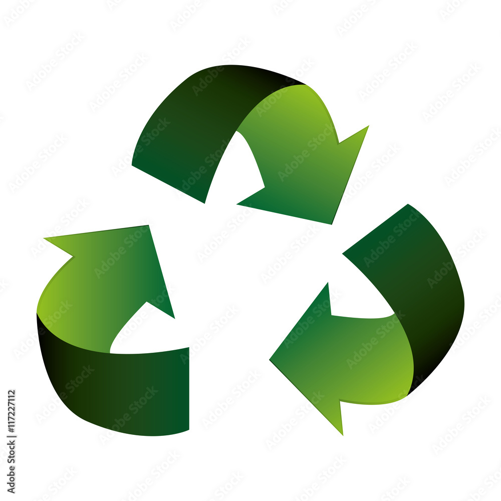 flat design recycle arrows icon vector illustration flat design recycle arrows icon vector illustration