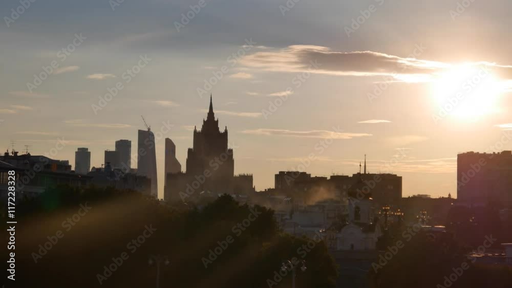 Moscow City Sunset Moscow City Sunset