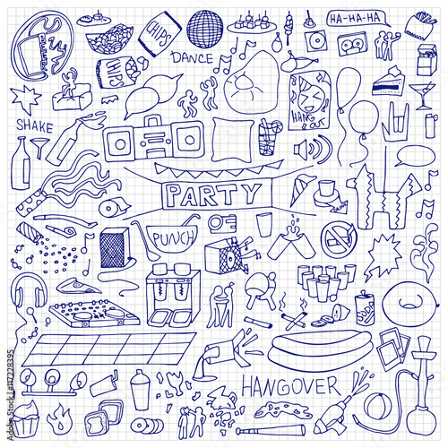 Adult Party Doodle Set