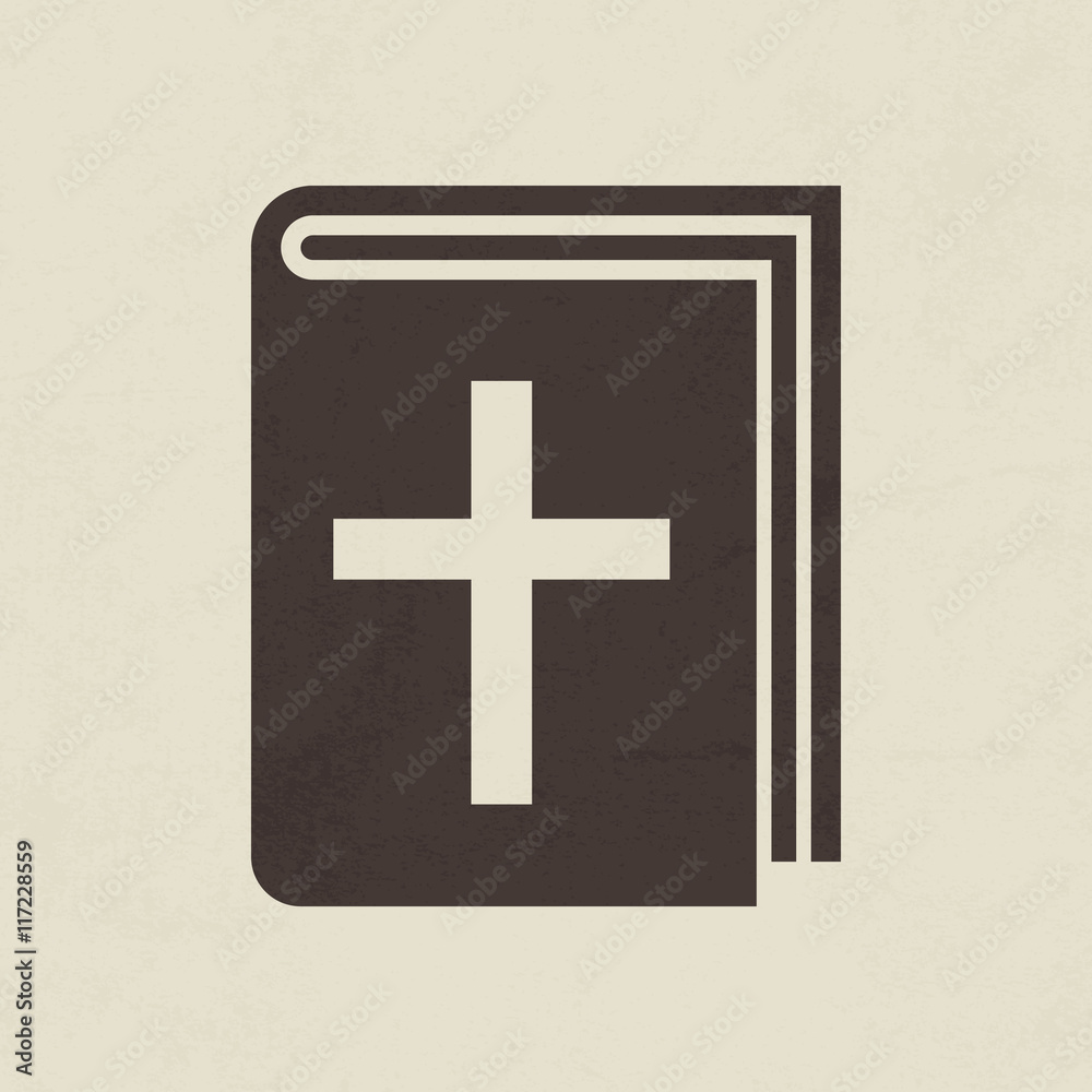 Fototapeta premium Bible book icon - Vector