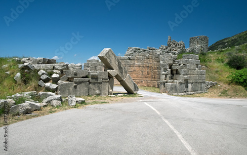 Das Arkadische Tor,  Arcadian Gate, Messini, Peloponnes, Griechenland, Greece.16106.jpg photo