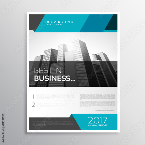 modern business flyer brochure cover template
