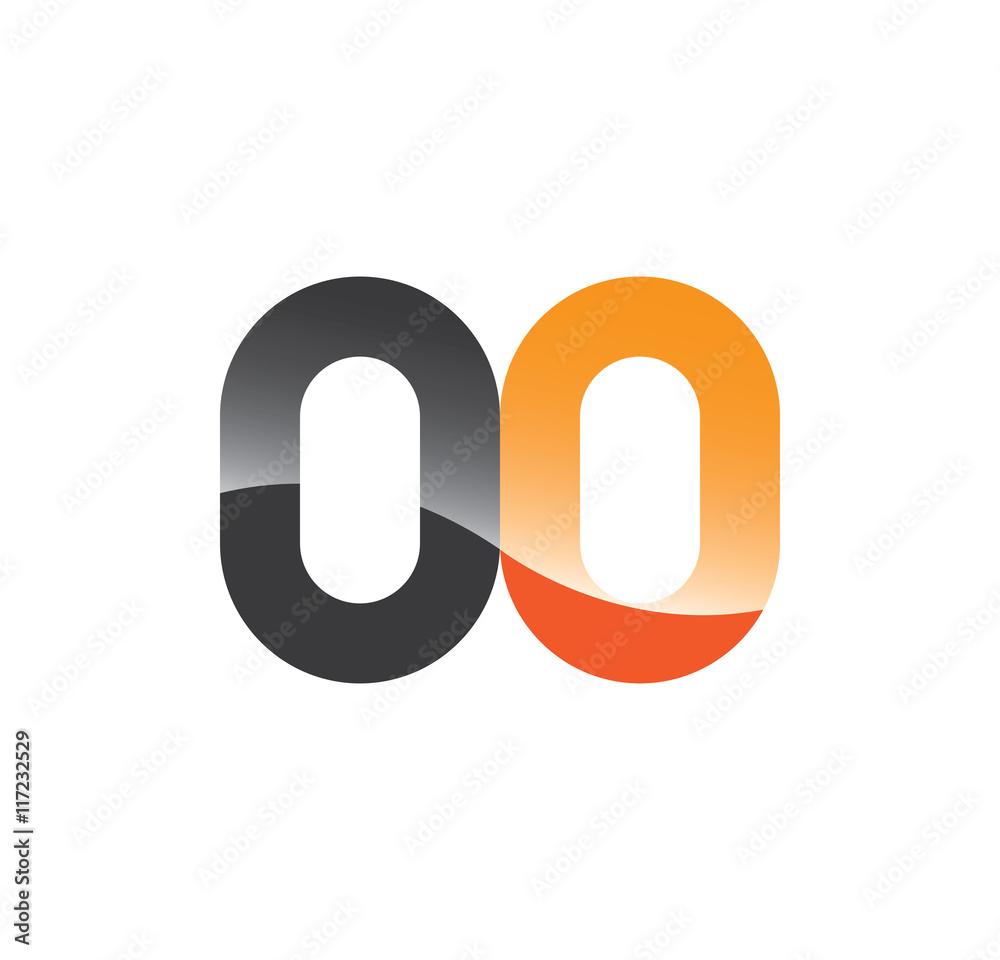 00 initial grey and orange with shine 00 initial grey and orange with shine