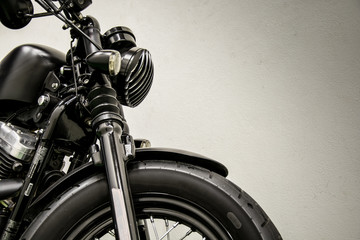Tableau sur plexiglas Moto Détail rétro moto vintage ancienne  © tlovely