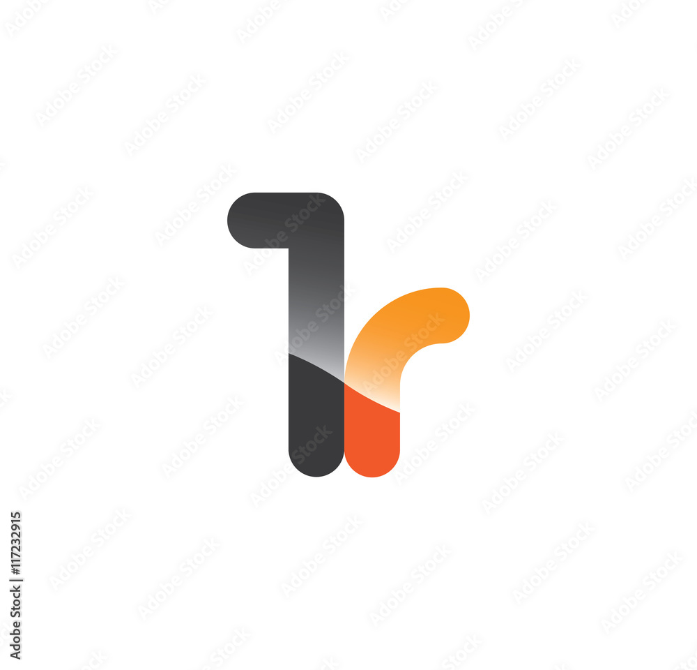 1r initial grey and orange with shine 1r initial grey and orange with shine