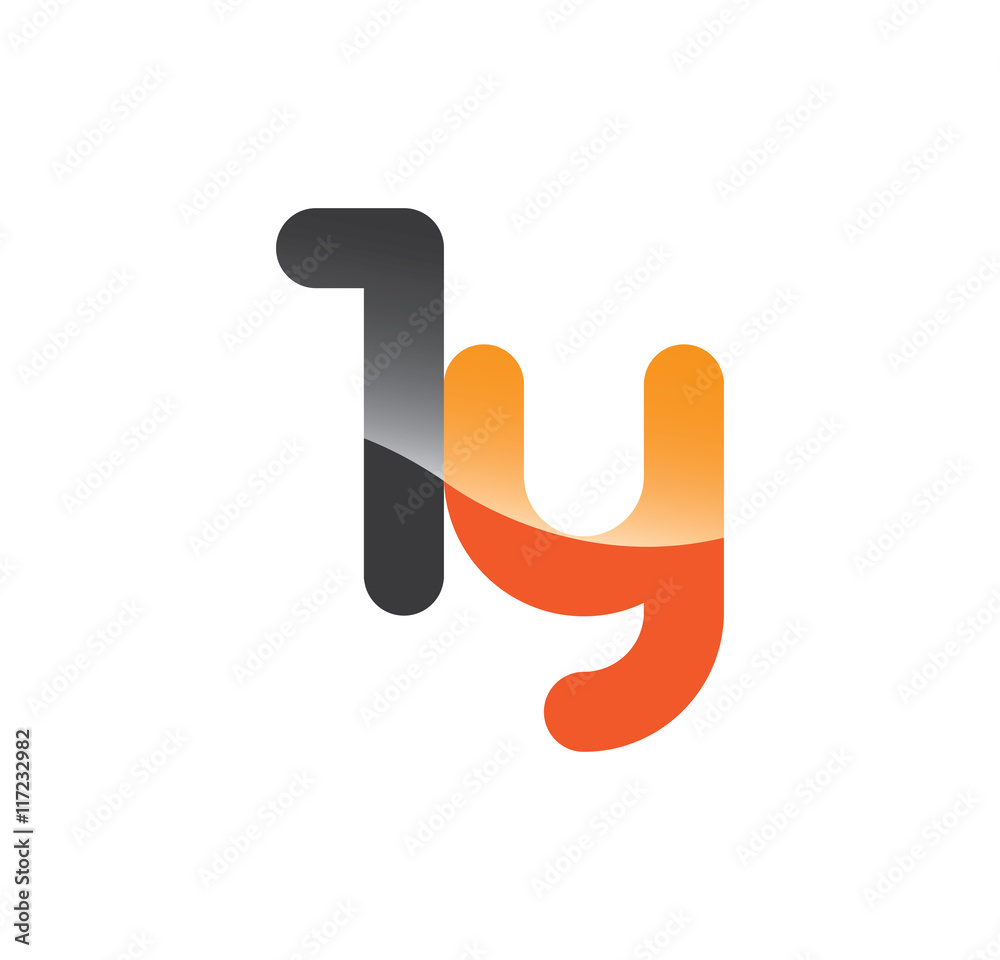 1y initial grey and orange with shine 1y initial grey and orange with shine