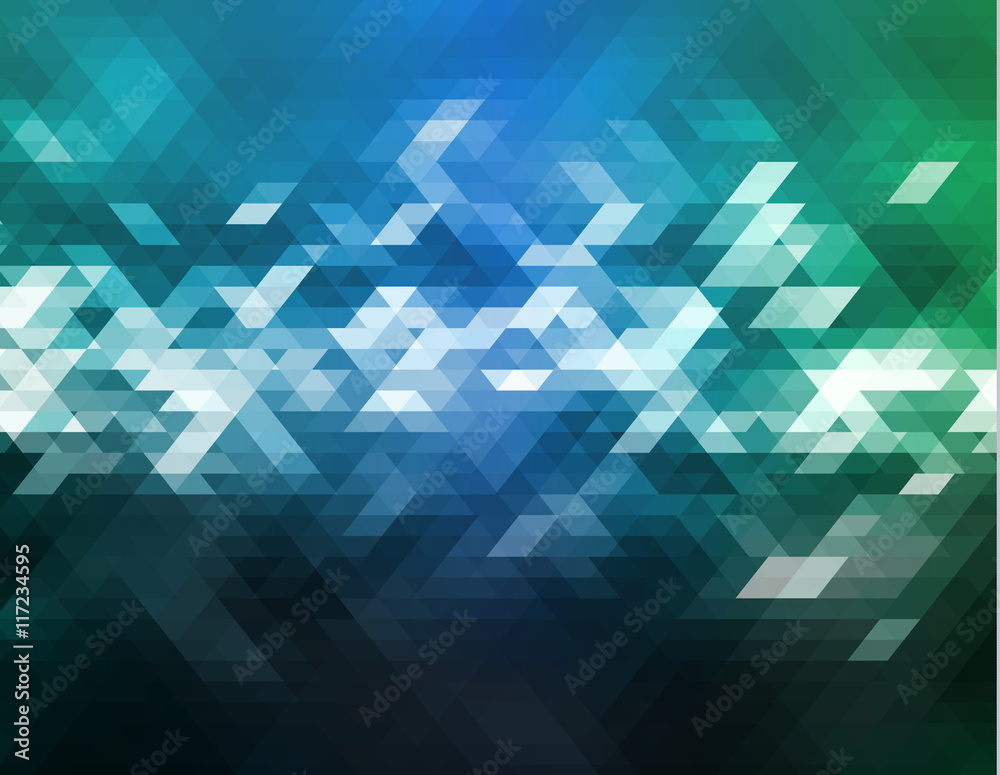 Obraz premium Vector triangle abstract background