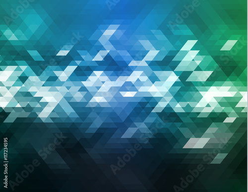 Vector triangle abstract background