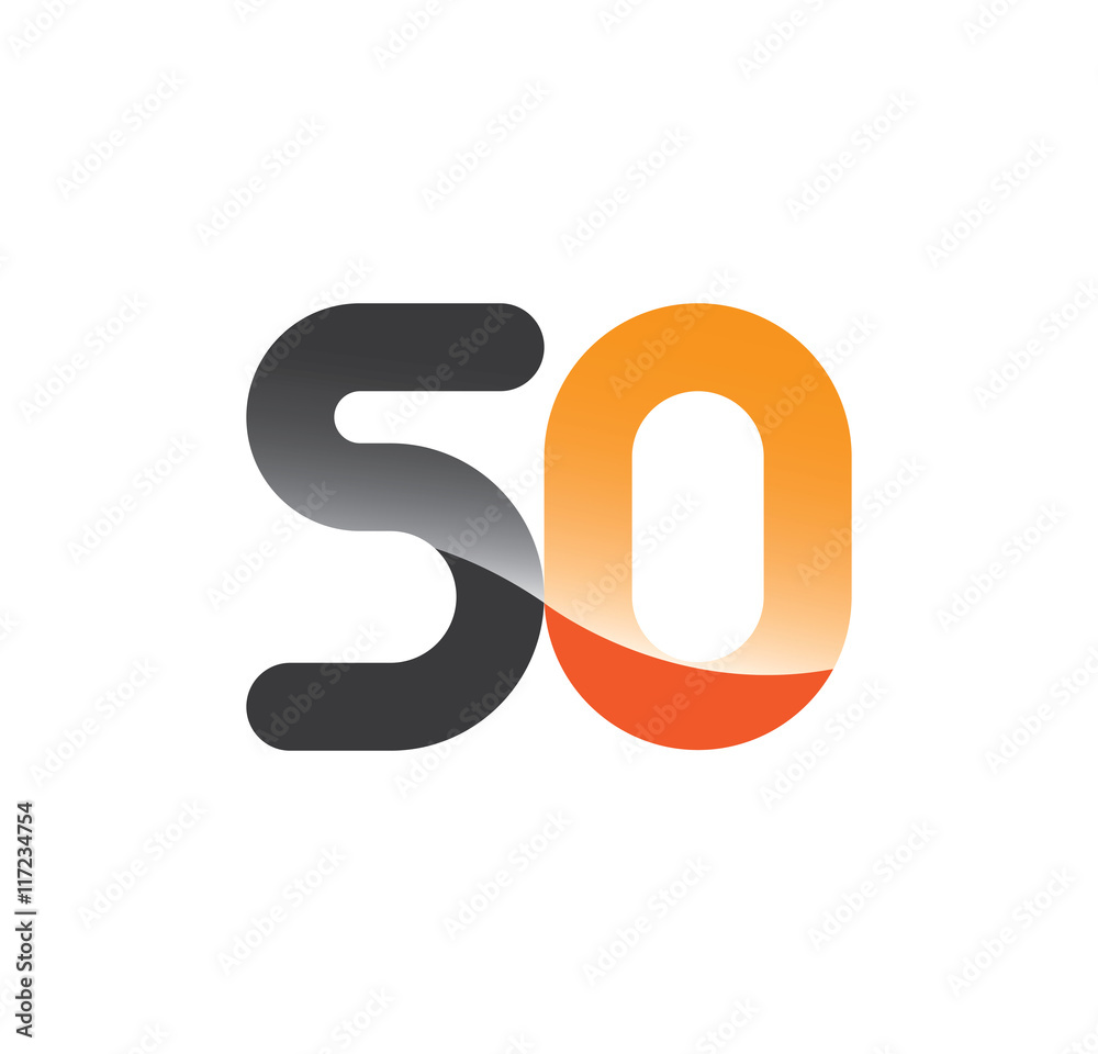 50 initial grey and orange with shine 50 initial grey and orange with shine