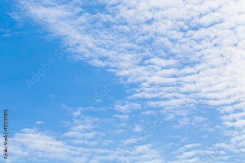 cloudy background on blue sky