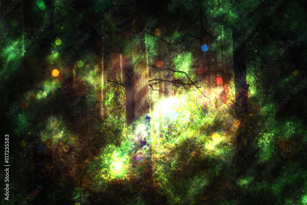 Fantasy Starry Forest Fantasy Starry Forest