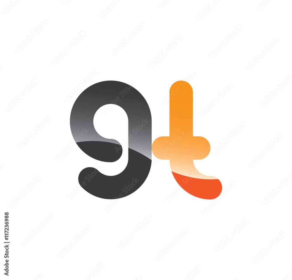 9t initial grey and orange with shine 9t initial grey and orange with shine