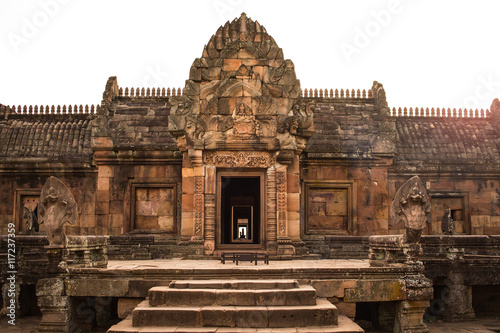 Φωτογραφία sandstone castle, phanom rung in Buriram province, Thailand.