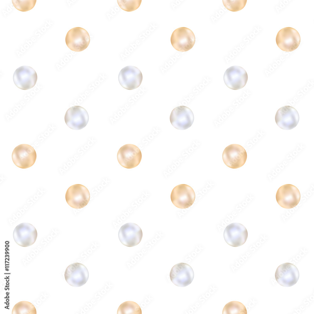 seamless pattern - pearls seamless pattern - pearls