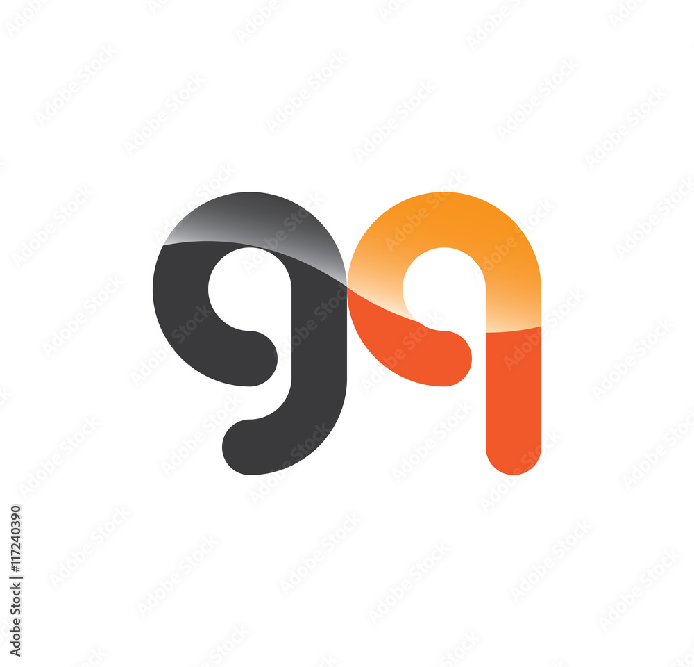 gq initial grey and orange with shine gq initial grey and orange with shine