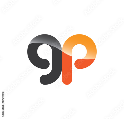 gp initial grey and orange with shine