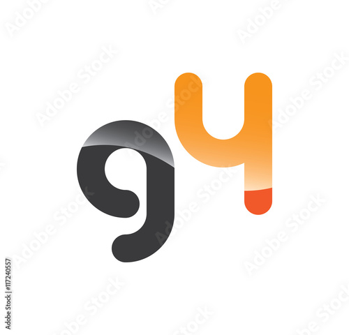 g4 initial grey and orange with shine