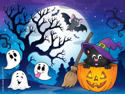 Halloween cat theme image 4