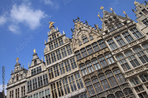Antwerpener Pracht / Prächtige Zunfthäuser am Grote Markt in Antwerpen