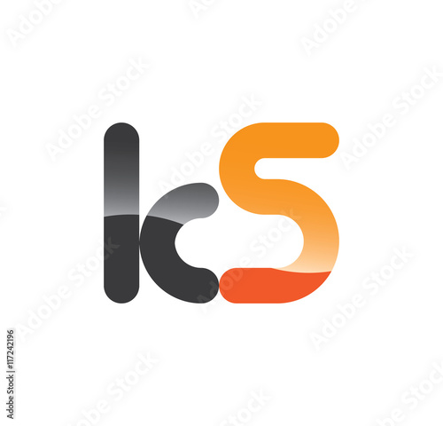k5 initial grey and orange with shine