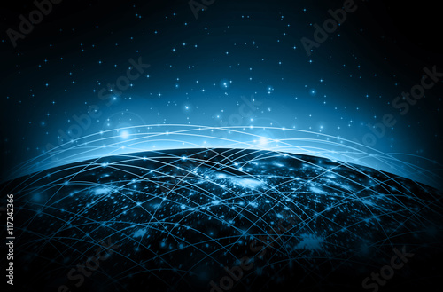 Best Internet Concept of global business from concepts series. Elements of this image furnished by NASA