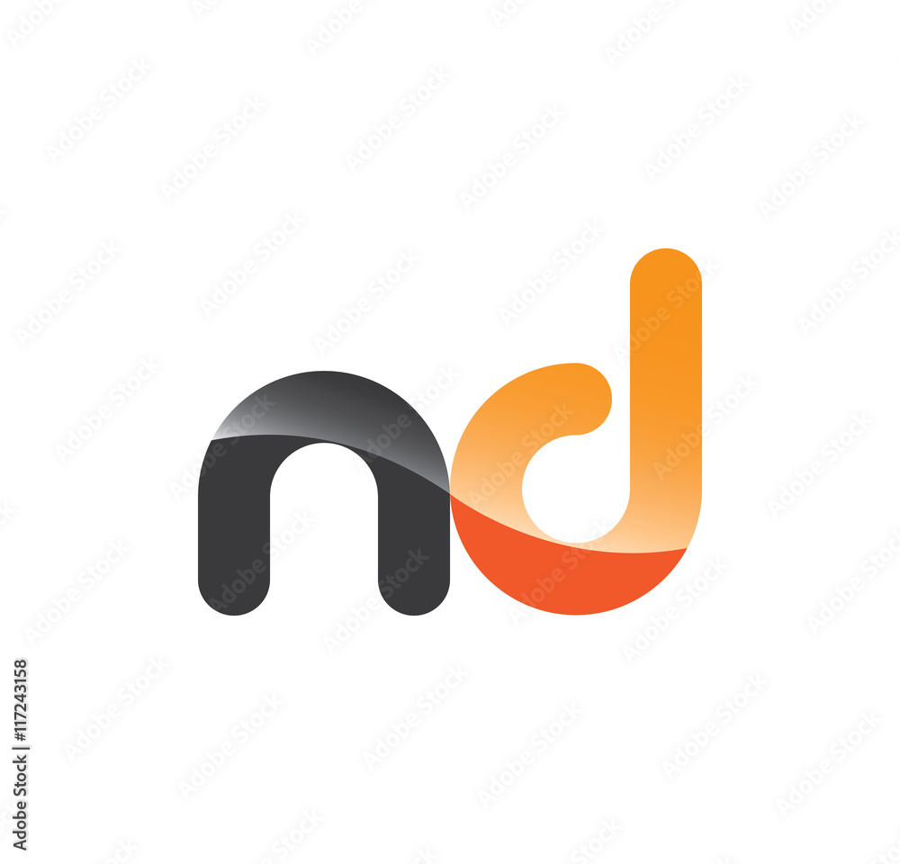 nd initial grey and orange with shine nd initial grey and orange with shine