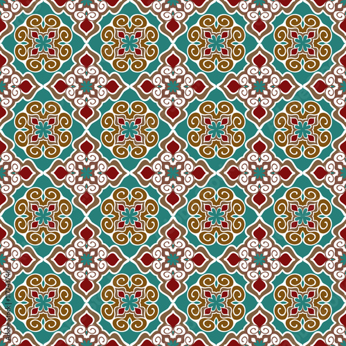 Seamless Floral Pattern for Patchwork