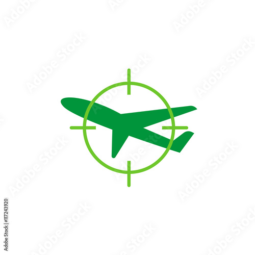 Airplane Target Logo