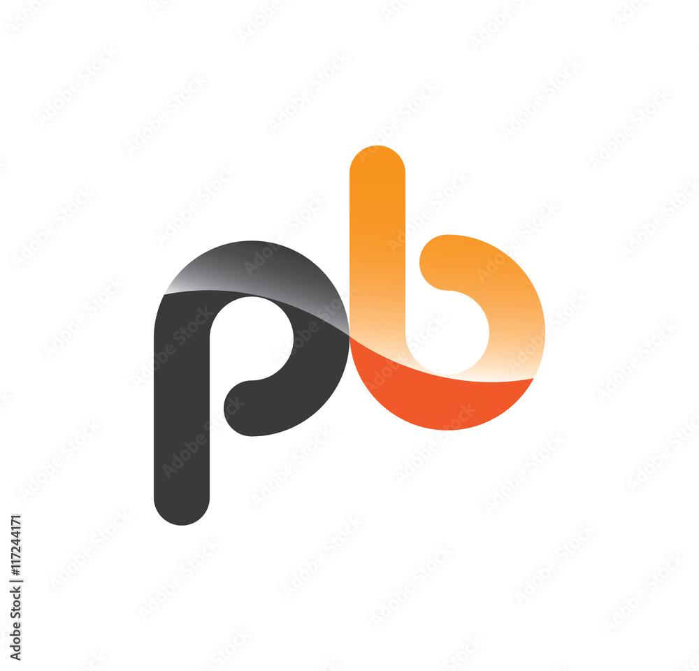 pb initial grey and orange with shine pb initial grey and orange with shine