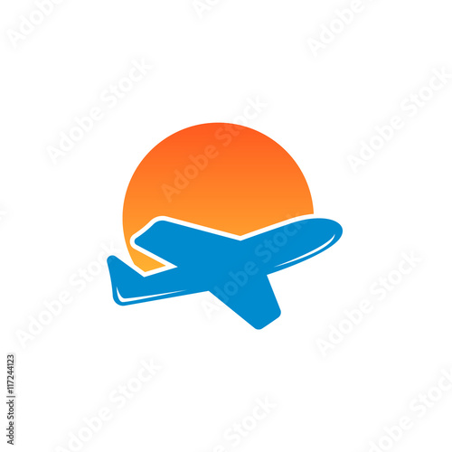 Airplane Sun Logo