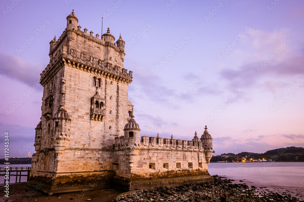 The wonderful Belem tower in Lisbon, Portugal