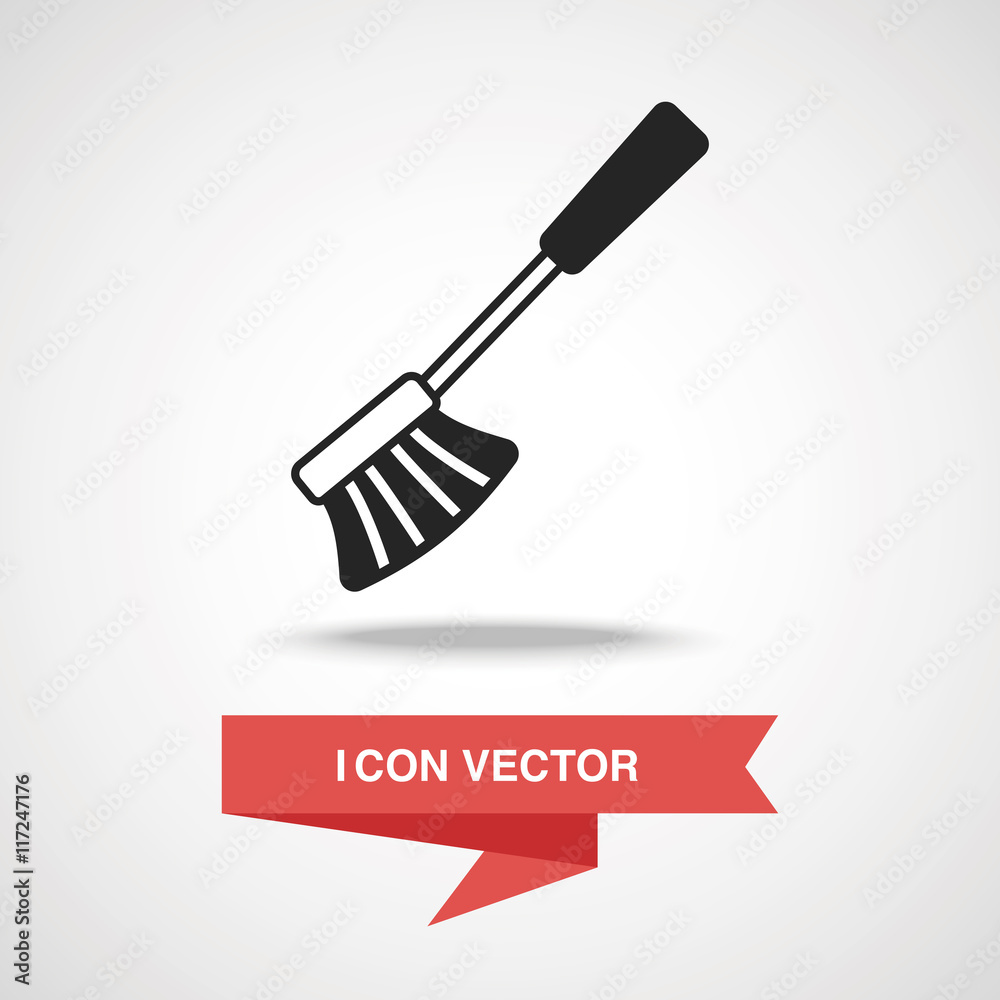 cleaning brush icon