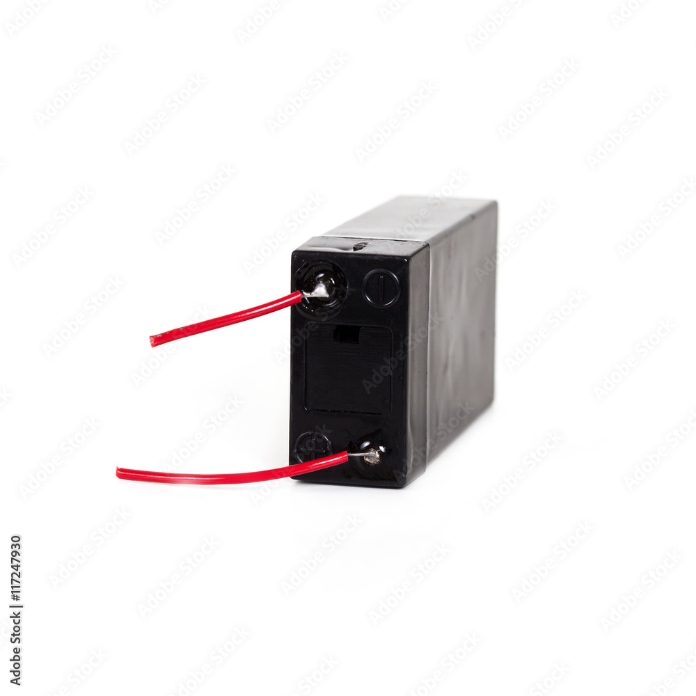 Obraz premium Sealed battery isolated on white background