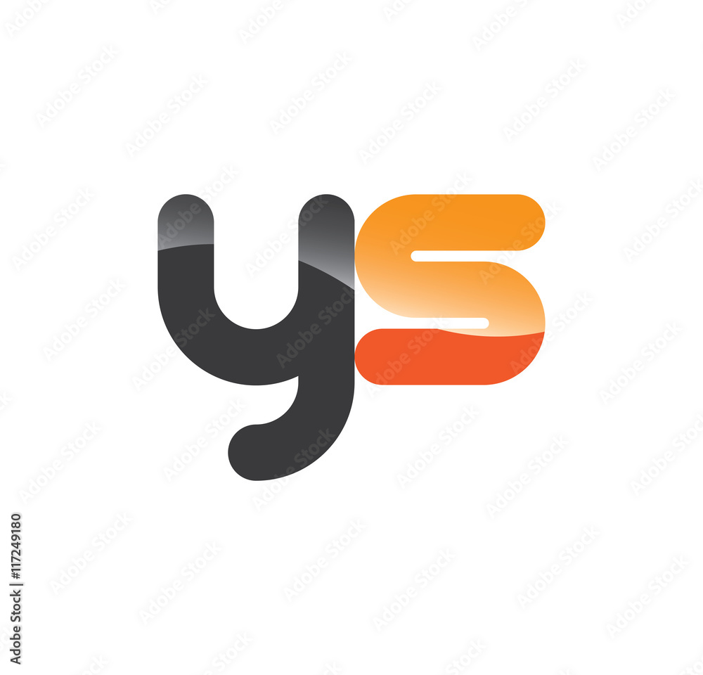 ys initial grey and orange with shine ys initial grey and orange with shine
