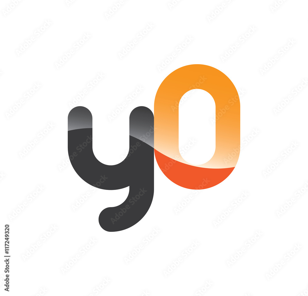 y0 initial grey and orange with shine y0 initial grey and orange with shine