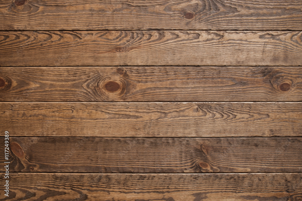 Wood plank brown texture background, free space. Horizontal wood texture  backdrop Stock Photo | Adobe Stock