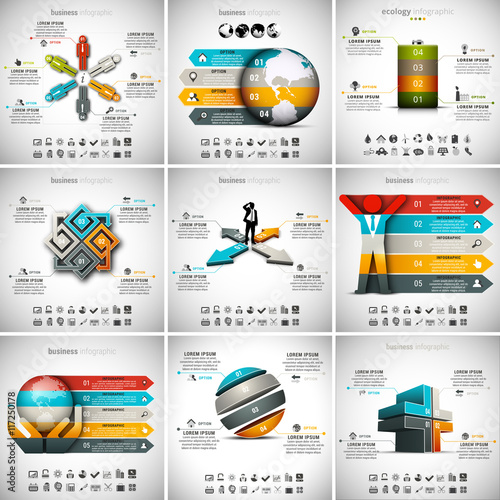 9 in 1 Infographics Bundle