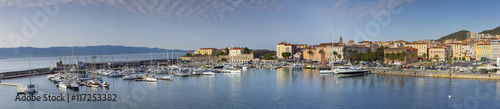 Hafen von Ajaccio auf der Insel Korsika - Panoramabild