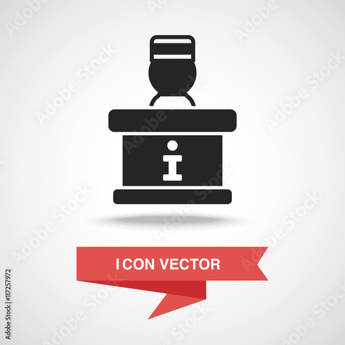 hotel bellman icon © vectorchef