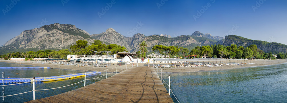 Naklejka premium Turkey, Sunny Beach . Beldibi, Kemer province.