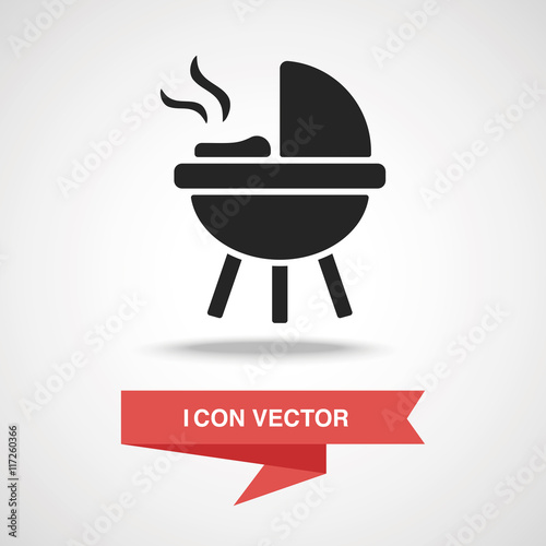 BBQ oven icon