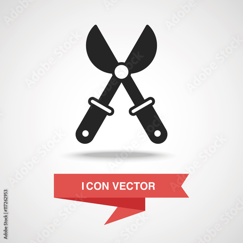 Gardening shears icon