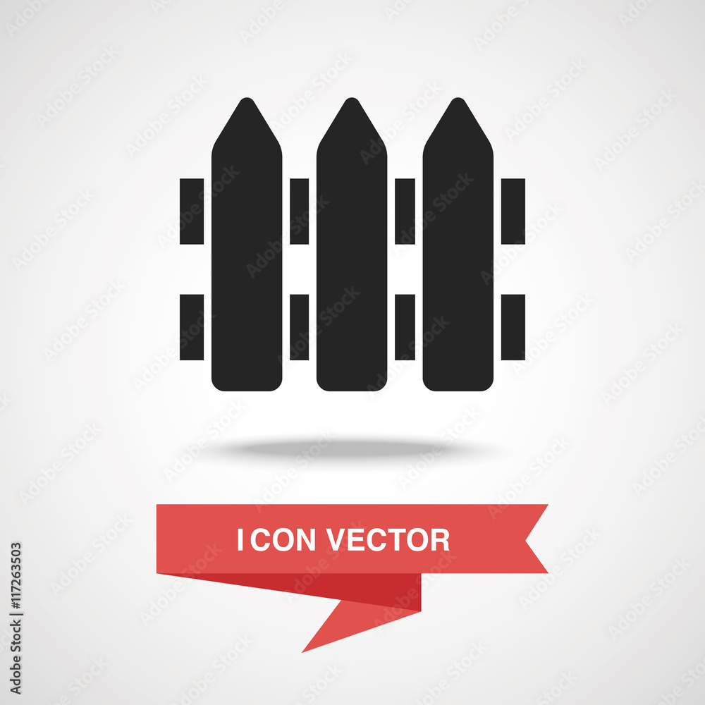 garden fence icon garden fence icon
