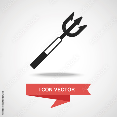 Fish spear icon