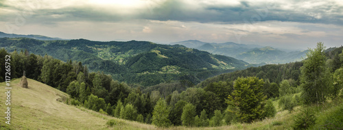 Carpathian Mountains. Pass Nemchich, Ukraine.