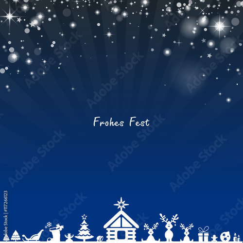 Weihnachtskarte Weihnachtsland